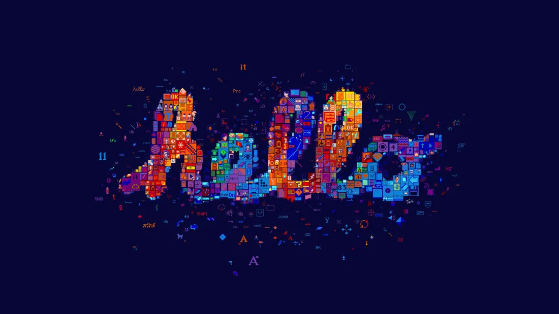 5k像素艺术壁纸|深蓝色背景图片 - hello「哲风壁纸」 5k像素艺术壁纸|深蓝色背景图片 - hello「哲风壁纸」