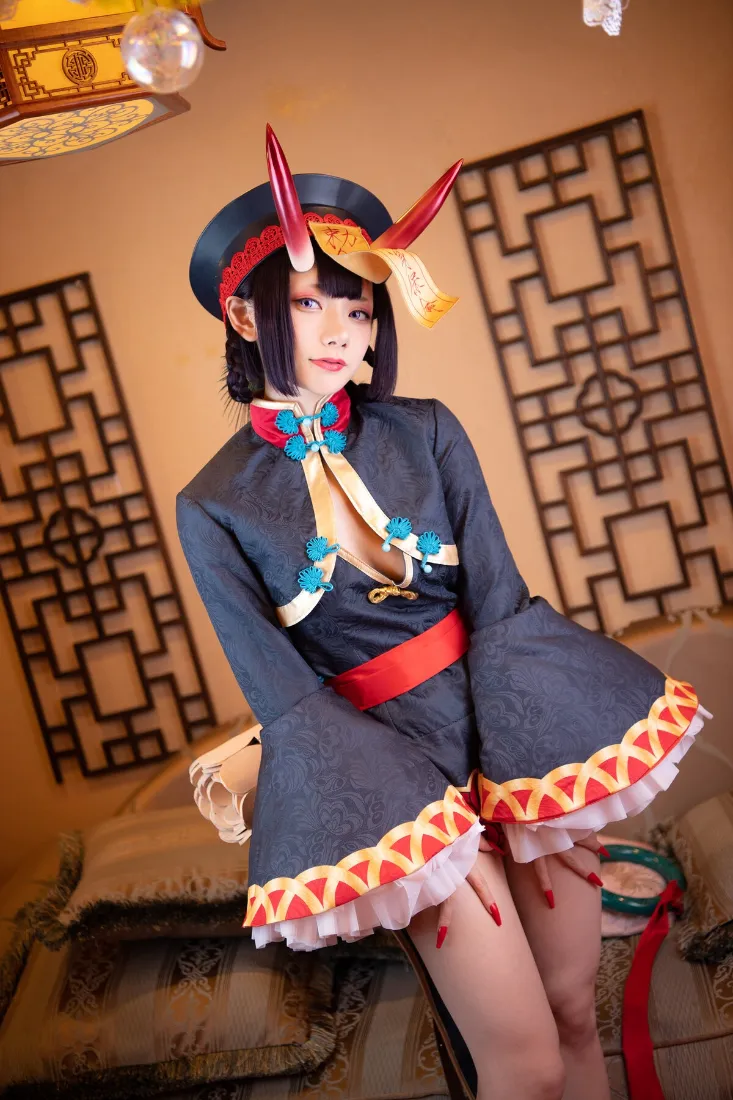 动漫角色cosplay手机壁纸｜中式背景图片 - 神奇 可爱「哲风壁纸」