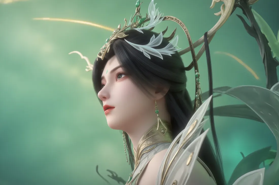 4k柳神壁纸|绿色背景 - 完美世界国漫女神「哲风壁纸」 4k柳神壁纸|绿色背景 - 完美世界国漫女神「哲风壁纸」