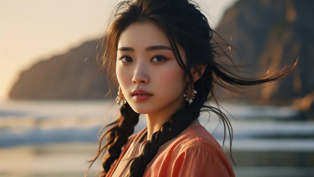 3k古装美女壁纸|海边山峦背景 - 古风风格「哲风壁纸」 3k古装美女壁纸|海边山峦背景 - 古风风格「哲风壁纸」