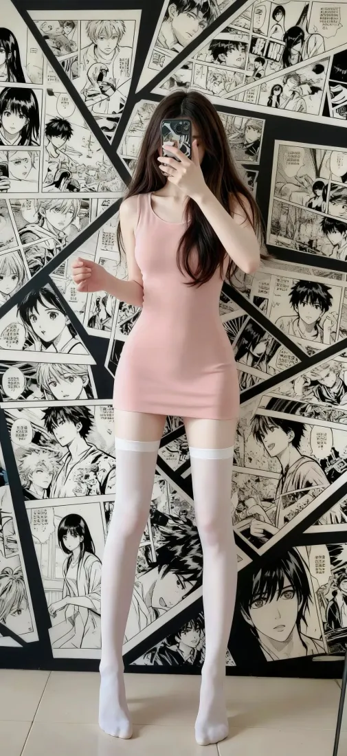 粉色连衣裙美女手机壁纸|漫画墙背景图片 - Ios「哲风壁纸」 粉色连衣裙美女手机壁纸|漫画墙背景图片 - Ios「哲风壁纸」