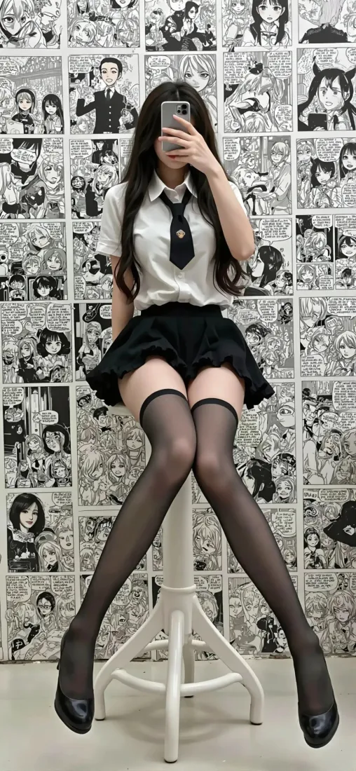 JK少女手机壁纸|漫画背景图片 - 黑丝袜JK制服「哲风壁纸」 JK少女手机壁纸|漫画背景图片 - 黑丝袜JK制服「哲风壁纸」