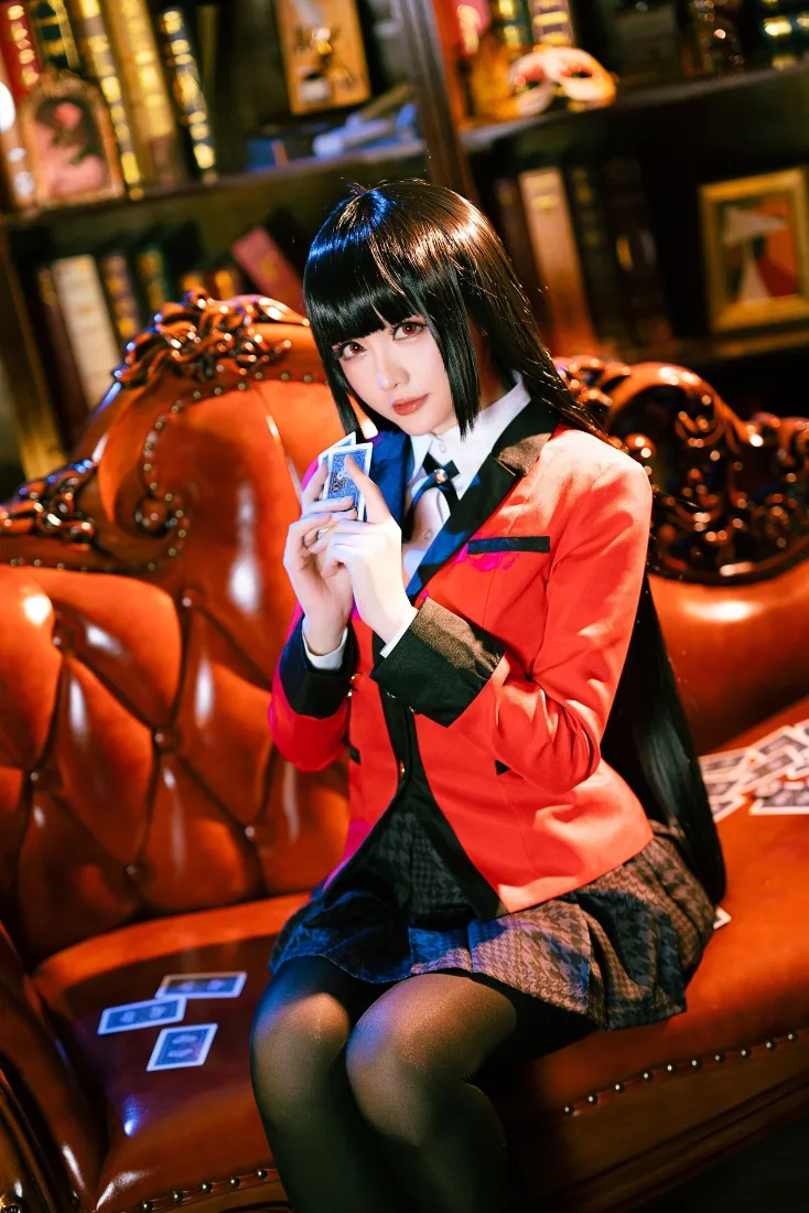 蛇喰梦子手机壁纸｜居家背景图片 - 扑克牌cosplay「哲风壁纸」