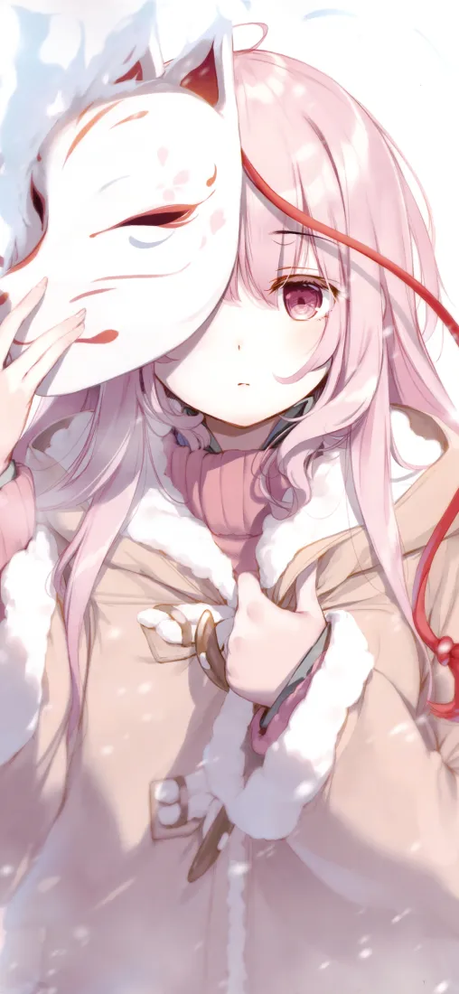 秦心手机壁纸|东方project背景图片 - 粉发面具少女「哲风壁纸」 秦心手机壁纸|东方project背景图片 - 粉发面具少女「哲风壁纸」
