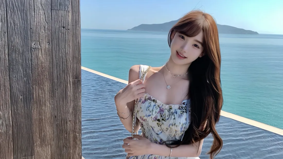 5k海边美女壁纸|海景背景图片 - 碎花裙长发「哲风壁纸」 5k海边美女壁纸|海景背景图片 - 碎花裙长发「哲风壁纸」