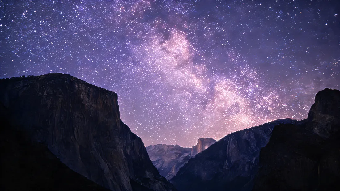 5k星空山峰壁纸|紫色银河背景图 - 自然风光「哲风壁纸」 5k星空山峰壁纸|紫色银河背景图 - 自然风光「哲风壁纸」