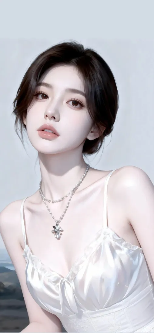 清冷美女手机壁纸|淡蓝背景图片 - IOS适用「哲风壁纸」 清冷美女手机壁纸|淡蓝背景图片 - IOS适用「哲风壁纸」