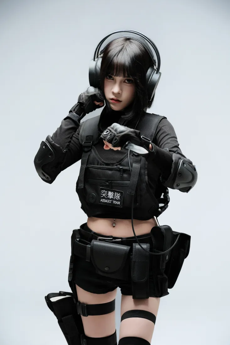 女警手机壁纸|战术装备背景图片 - 短发酷妹「哲风壁纸」 女警手机壁纸|战术装备背景图片 - 短发酷妹「哲风壁纸」