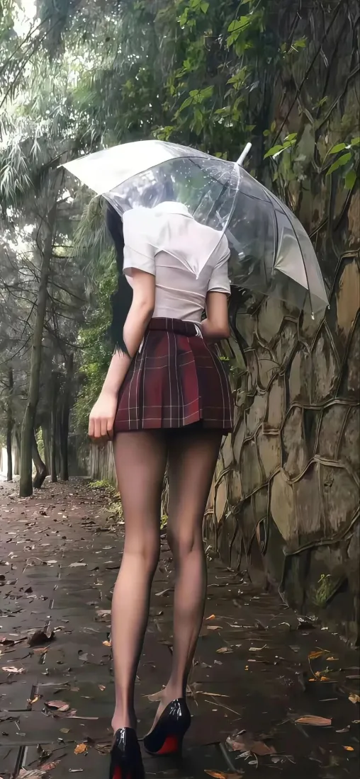 JK少女手机壁纸|雨天林间背景图片 - 氛围感背影「哲风壁纸」 JK少女手机壁纸|雨天林间背景图片 - 氛围感背影「哲风壁纸」