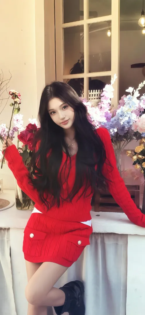 红衣美女手机壁纸|iOS背景图片 - 窗边写真「哲风壁纸」 红衣美女手机壁纸|iOS背景图片 - 窗边写真「哲风壁纸」