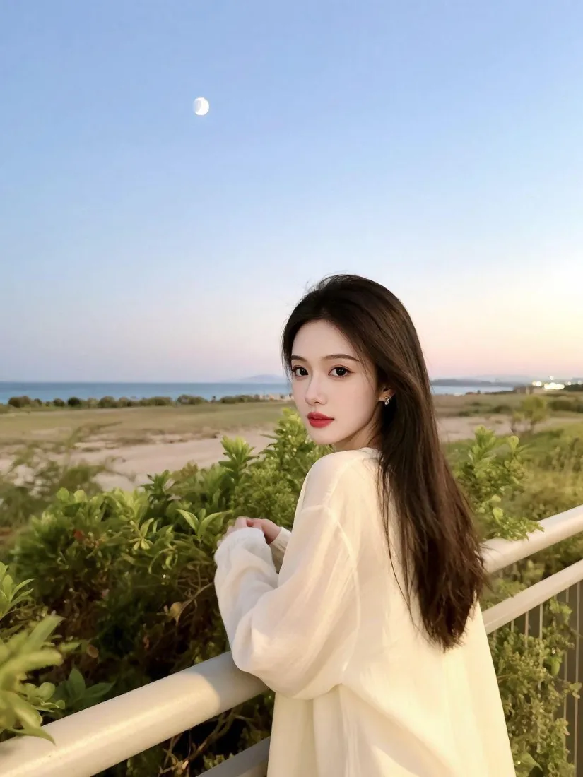 氛围感美女手机壁纸|海边背景图片 - 黄昏观景「哲风壁纸」 氛围感美女手机壁纸|海边背景图片 - 黄昏观景「哲风壁纸」