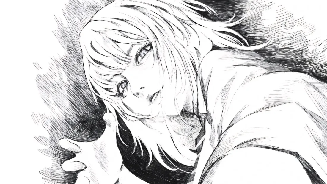 3k素描壁纸|手绘背景图片 - 长发少女「哲风壁纸」 3k素描壁纸|手绘背景图片 - 长发少女「哲风壁纸」