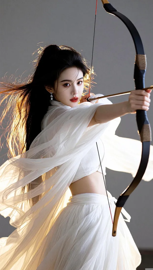 古风美女手机壁纸|手机背景图片 - 白衣射箭「哲风壁纸」 古风美女手机壁纸|手机背景图片 - 白衣射箭「哲风壁纸」