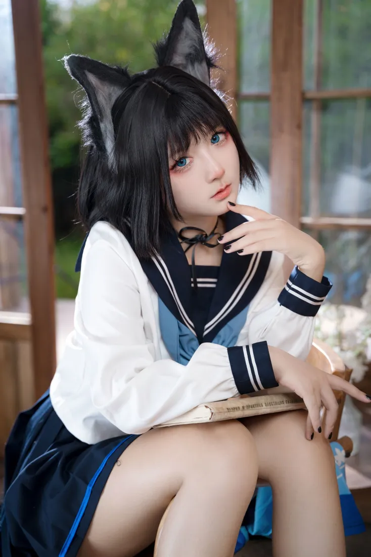 兽耳cos手机壁纸|jk制服背景图片 - 黑发美女「哲风壁纸」 兽耳cos手机壁纸|jk制服背景图片 - 黑发美女「哲风壁纸」