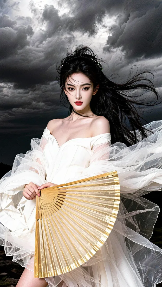 御姐美女手机壁纸|阴天背景图片 - 竹制折扇「哲风壁纸」 御姐美女手机壁纸|阴天背景图片 - 竹制折扇「哲风壁纸」
