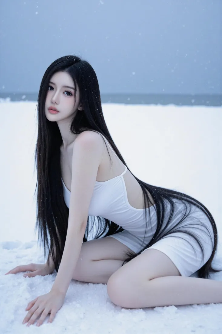 黑长直美女手机壁纸|雪地背景图片 - 手机「哲风壁纸」 黑长直美女手机壁纸|雪地背景图片 - 手机「哲风壁纸」