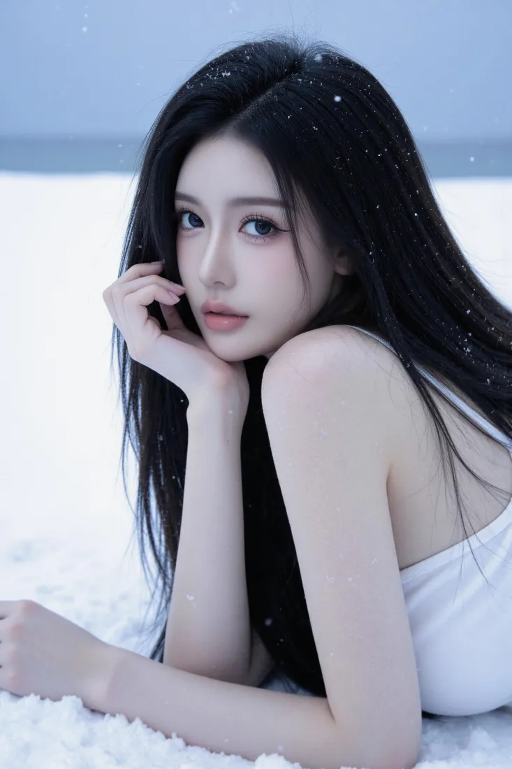 黑发美女手机壁纸|雪地背景图片 - 清冷氛围感「哲风壁纸」 黑发美女手机壁纸|雪地背景图片 - 清冷氛围感「哲风壁纸」