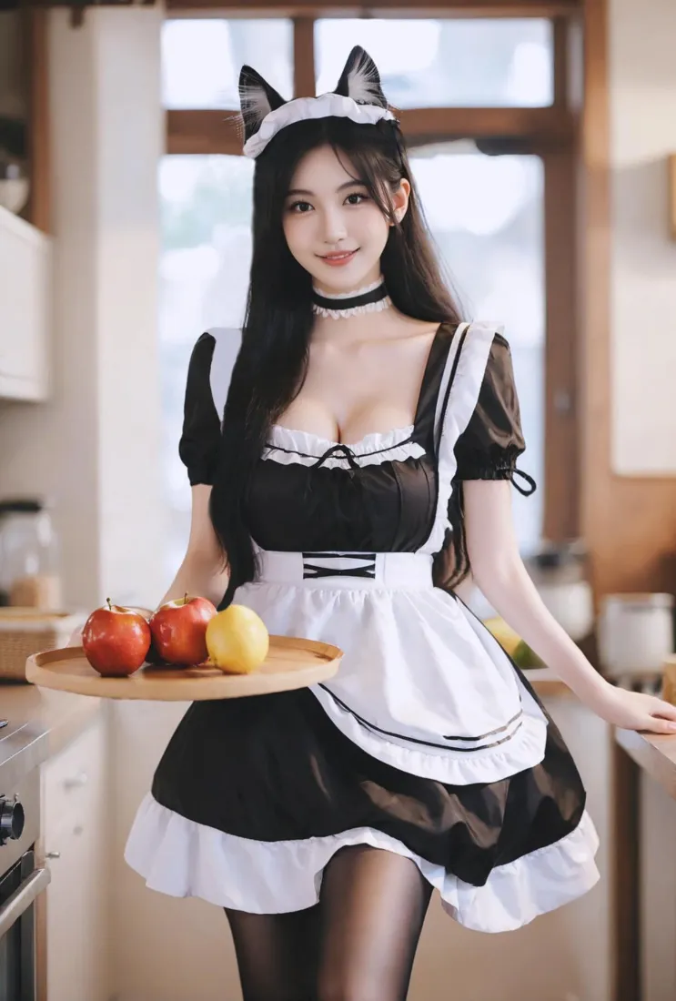 猫耳女仆手机壁纸|厨房背景图片 - 黑丝美女「哲风壁纸」 猫耳女仆手机壁纸|厨房背景图片 - 黑丝美女「哲风壁纸」