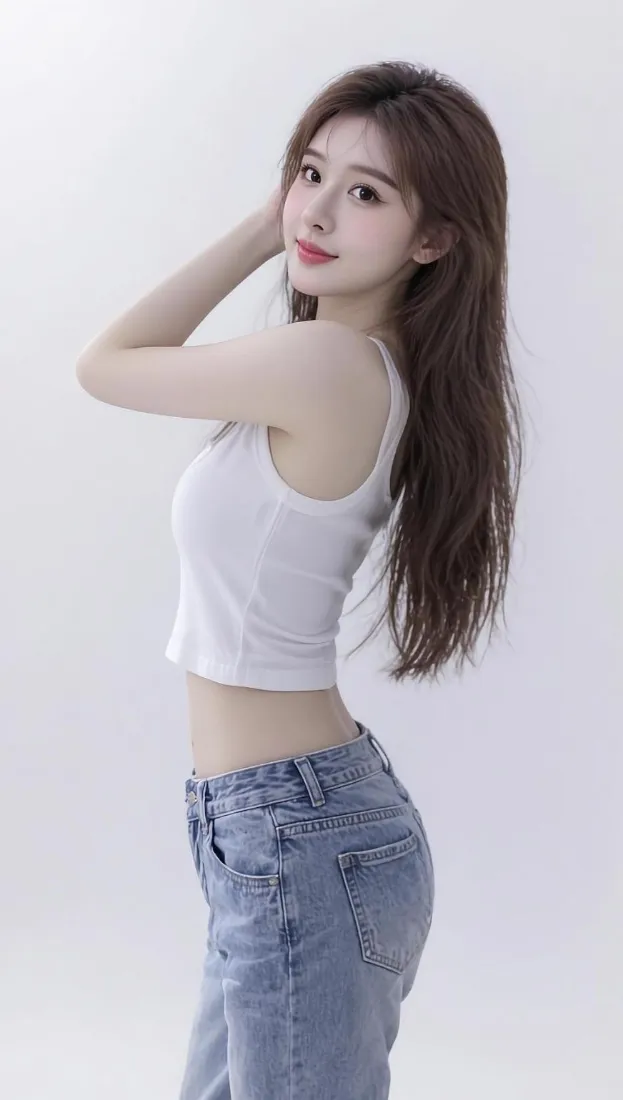 长发美女手机壁纸|简约纯色背景图片 - 清爽少女「哲风壁纸」 长发美女手机壁纸|简约纯色背景图片 - 清爽少女「哲风壁纸」