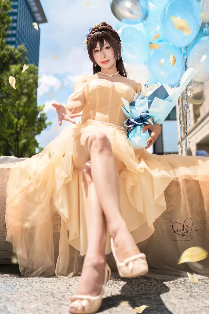 cosplay手机壁纸|户外背景图片 - 黄纱裙少女「哲风壁纸」 cosplay手机壁纸|户外背景图片 - 黄纱裙少女「哲风壁纸」