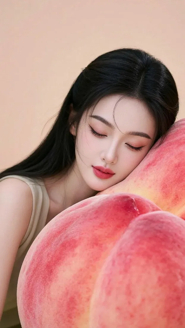 气质美女手机壁纸|暖调简约背景图片 - 粉色桃子「哲风壁纸」 气质美女手机壁纸|暖调简约背景图片 - 粉色桃子「哲风壁纸」