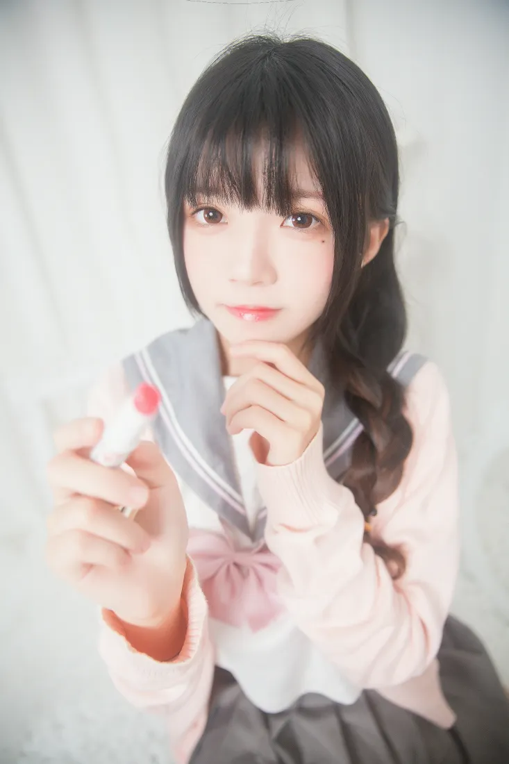 桜桃喵手机壁纸｜jk背景图片 - 软萌少女「哲风壁纸」