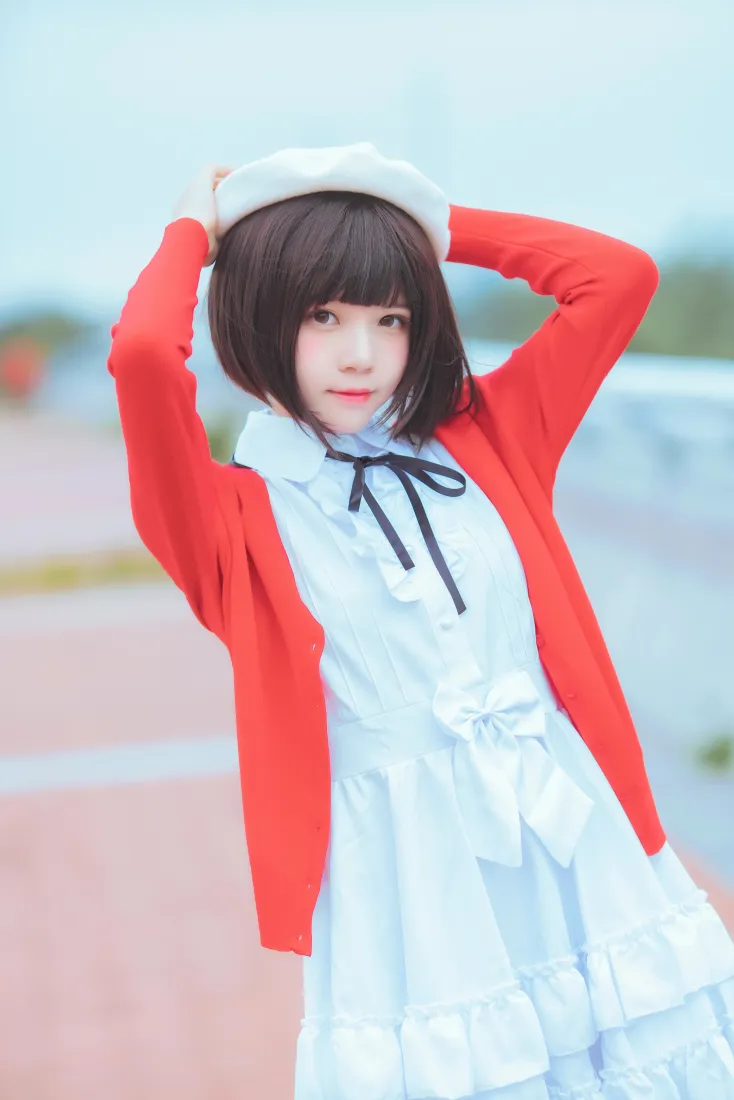 桜桃喵手机壁纸｜加藤惠背景图片 - cosplay「哲风壁纸」