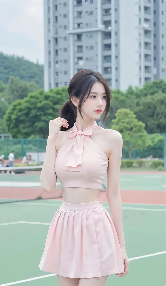 清纯少女手机壁纸|校园操场背景图片 - 粉色穿搭「哲风壁纸」 清纯少女手机壁纸|校园操场背景图片 - 粉色穿搭「哲风壁纸」
