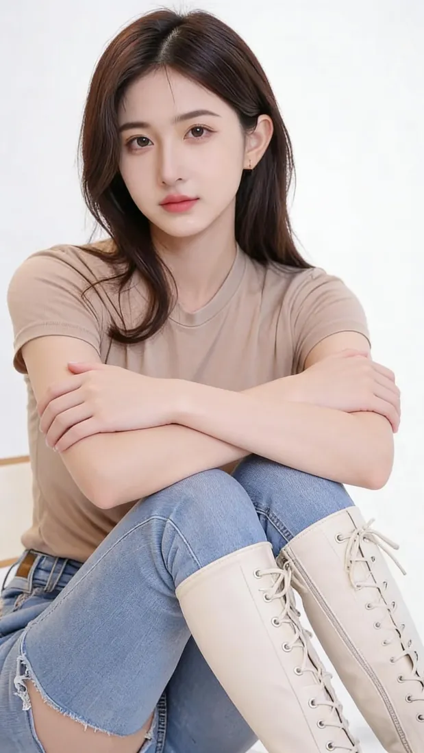 清纯美女手机壁纸|纯色简约背景图片 - 休闲穿搭「哲风壁纸」 清纯美女手机壁纸|纯色简约背景图片 - 休闲穿搭「哲风壁纸」