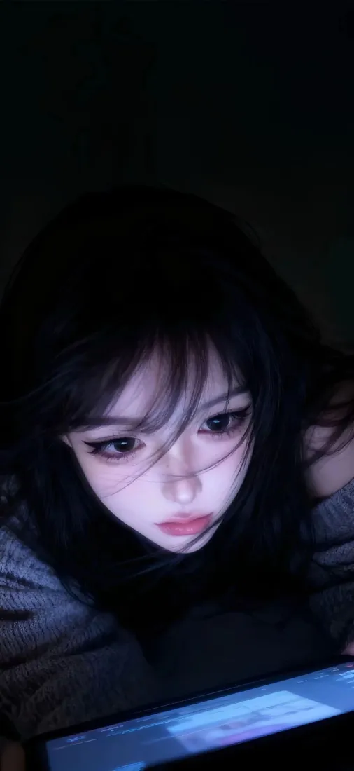 清冷美女手机壁纸|暗夜背景图片 - 氛围感「哲风壁纸」 清冷美女手机壁纸|暗夜背景图片 - 氛围感「哲风壁纸」