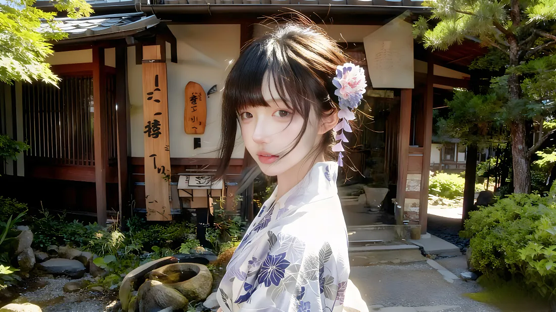 4k日系和服美女壁纸|庭院绿植背景图片 - 清新少女「哲风壁纸」 4k日系和服美女壁纸|庭院绿植背景图片 - 清新少女「哲风壁纸」