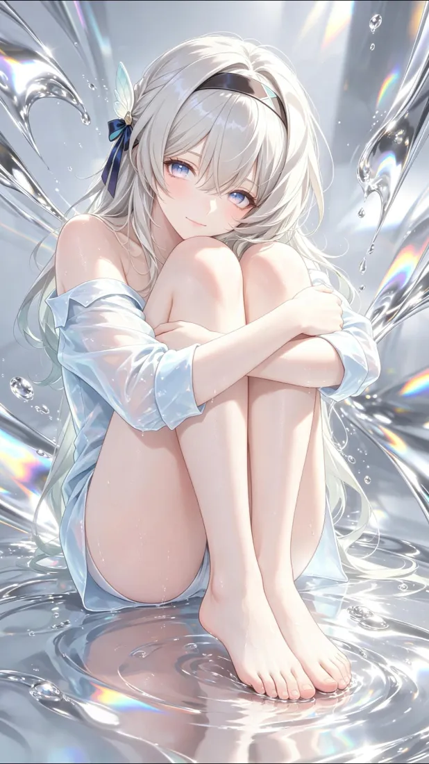 流萤手机壁纸|浅蓝清透背景图片 - 二次元少女「哲风壁纸」 流萤手机壁纸|浅蓝清透背景图片 - 二次元少女「哲风壁纸」