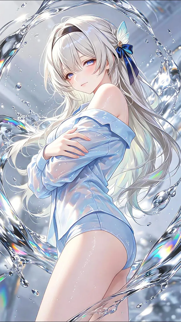 流萤手机壁纸|手机背景图片 - 银发异瞳二次元少女「哲风壁纸」 流萤手机壁纸|手机背景图片 - 银发异瞳二次元少女「哲风壁纸」