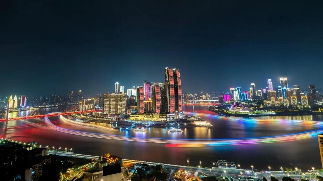 3k重庆壁纸｜江景背景图片 - 都市夜景「哲风壁纸」