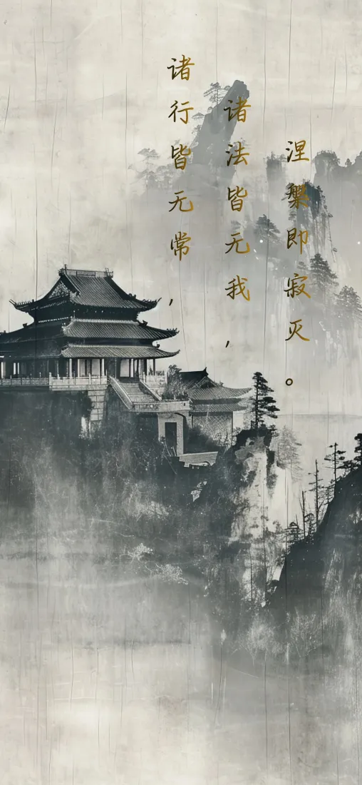 禅意手机壁纸|墨水风背景图片 - 古寺山水「哲风壁纸」 禅意手机壁纸|墨水风背景图片 - 古寺山水「哲风壁纸」