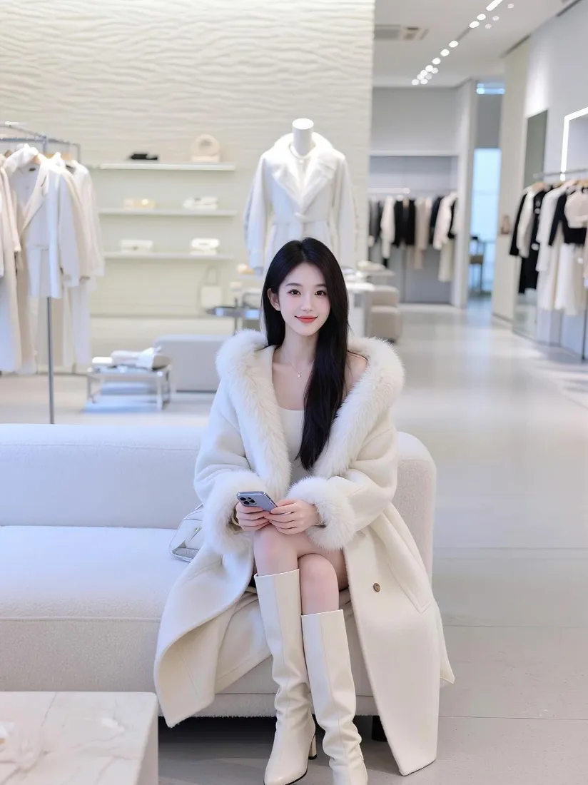 气质美女手机壁纸|服装店背景图片 - 米白穿搭「哲风壁纸」 气质美女手机壁纸|服装店背景图片 - 米白穿搭「哲风壁纸」