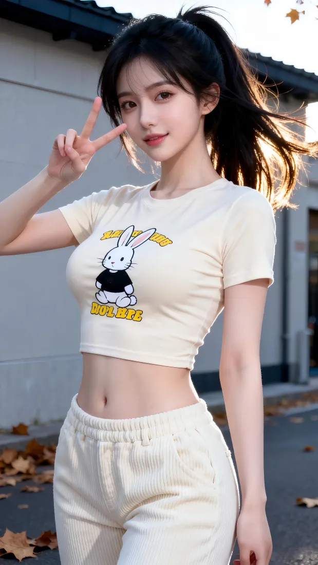 高马尾美女手机壁纸|浅黄套装背景图片 - 户外氛围感街拍「哲风壁纸」 高马尾美女手机壁纸|浅黄套装背景图片 - 户外氛围感街拍「哲风壁纸」