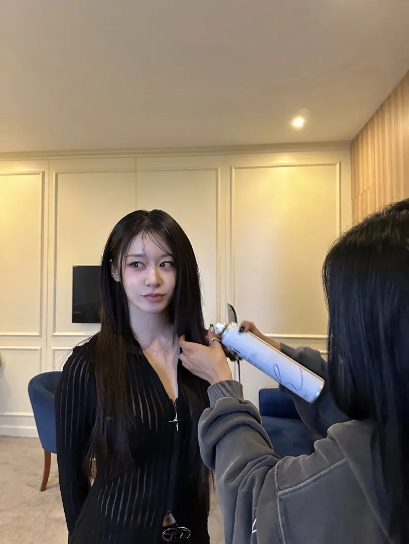 朴智妍手机壁纸|化妆室背景图片 - 黑色流苏穿搭美女「哲风壁纸」 朴智妍手机壁纸|化妆室背景图片 - 黑色流苏穿搭美女「哲风壁纸」
