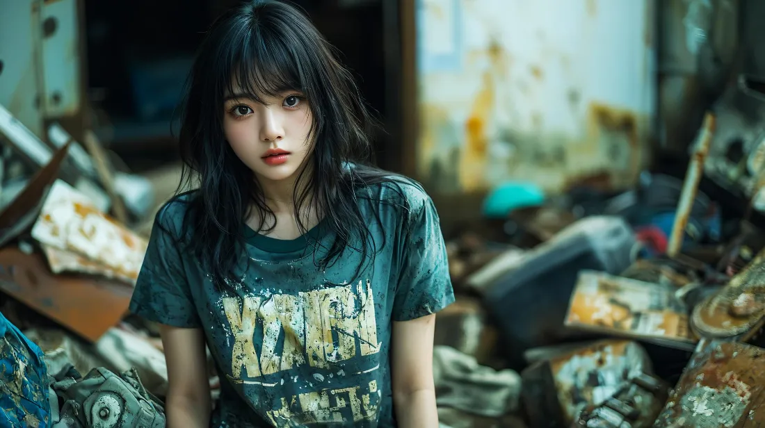 2k清冷黑发少女壁纸|废弃工厂背景图片 - 废土风氛围感写真「哲风壁纸」 2k清冷黑发少女壁纸|废弃工厂背景图片 - 废土风氛围感写真「哲风壁纸」