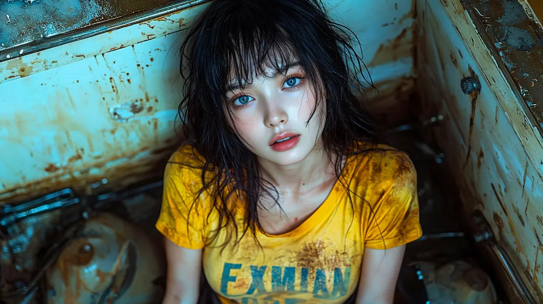 2k湿发少女壁纸|黄色短袖背景图片 - 废墟氛围感「哲风壁纸」 2k湿发少女壁纸|黄色短袖背景图片 - 废墟氛围感「哲风壁纸」
