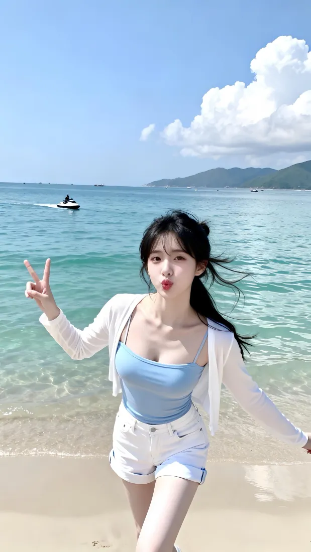 海边清纯美女手机壁纸|蓝天大海沙滩背景图片 - 夏日度假风「哲风壁纸」 海边清纯美女手机壁纸|蓝天大海沙滩背景图片 - 夏日度假风「哲风壁纸」