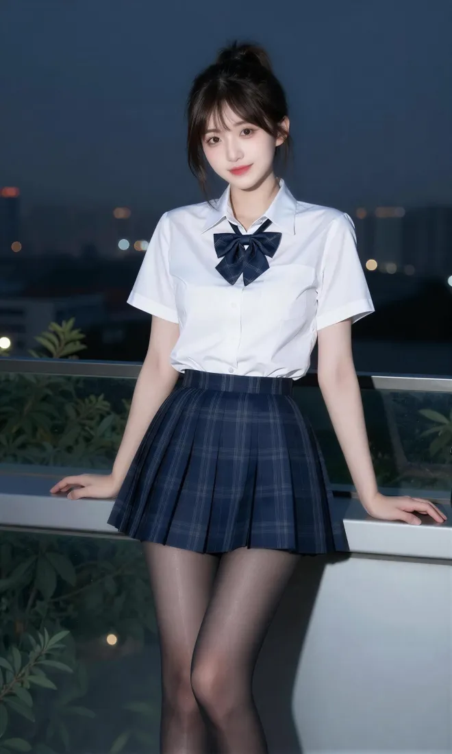 JK制服美女手机壁纸|城市夜景背景图片 - 清新人像写真「哲风壁纸」 JK制服美女手机壁纸|城市夜景背景图片 - 清新人像写真「哲风壁纸」