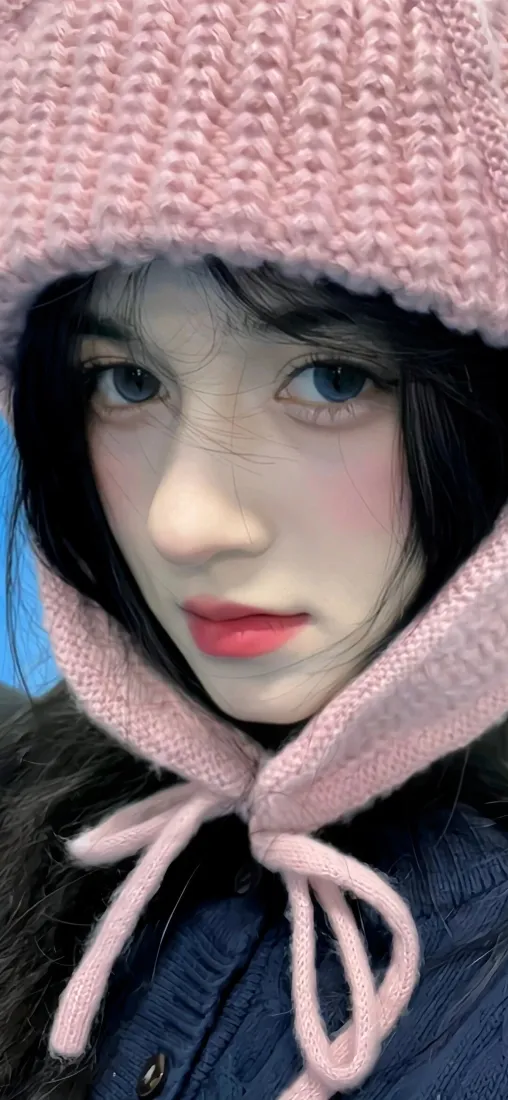 戴粉色毛线帽美女手机壁纸|人像写真背景图片 - 甜美可爱穿搭「哲风壁纸」 戴粉色毛线帽美女手机壁纸|人像写真背景图片 - 甜美可爱穿搭「哲风壁纸」