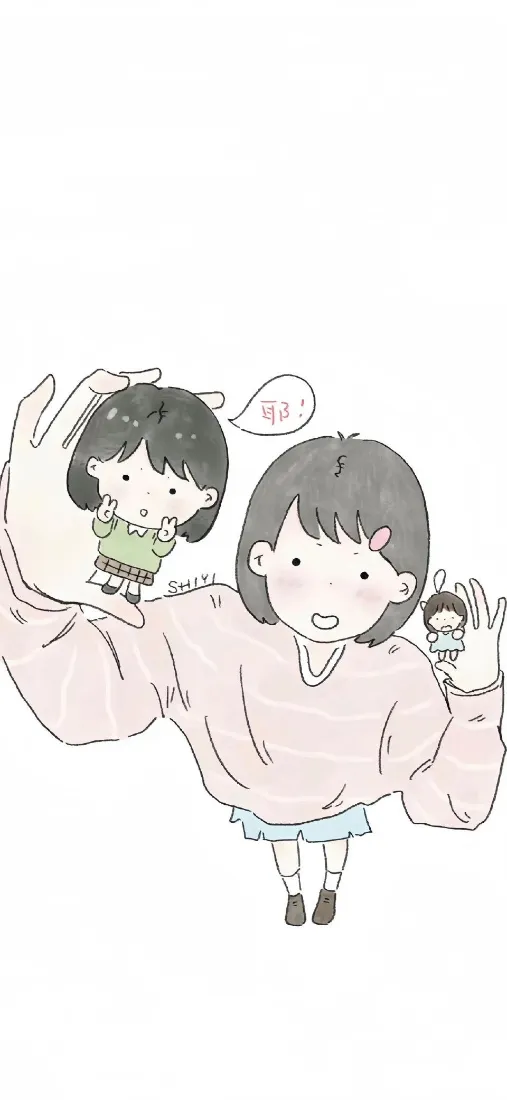 Q版少女手机壁纸|可爱插画背景图片 - 简约治愈「哲风壁纸」 Q版少女手机壁纸|可爱插画背景图片 - 简约治愈「哲风壁纸」