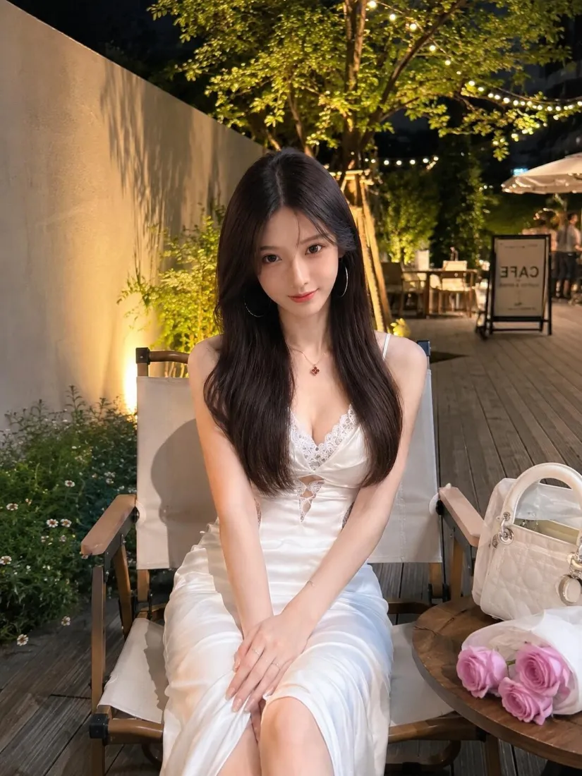 白裙美女手机壁纸|露台夜景背景图片 - 氛围感写真「哲风壁纸」 白裙美女手机壁纸|露台夜景背景图片 - 氛围感写真「哲风壁纸」