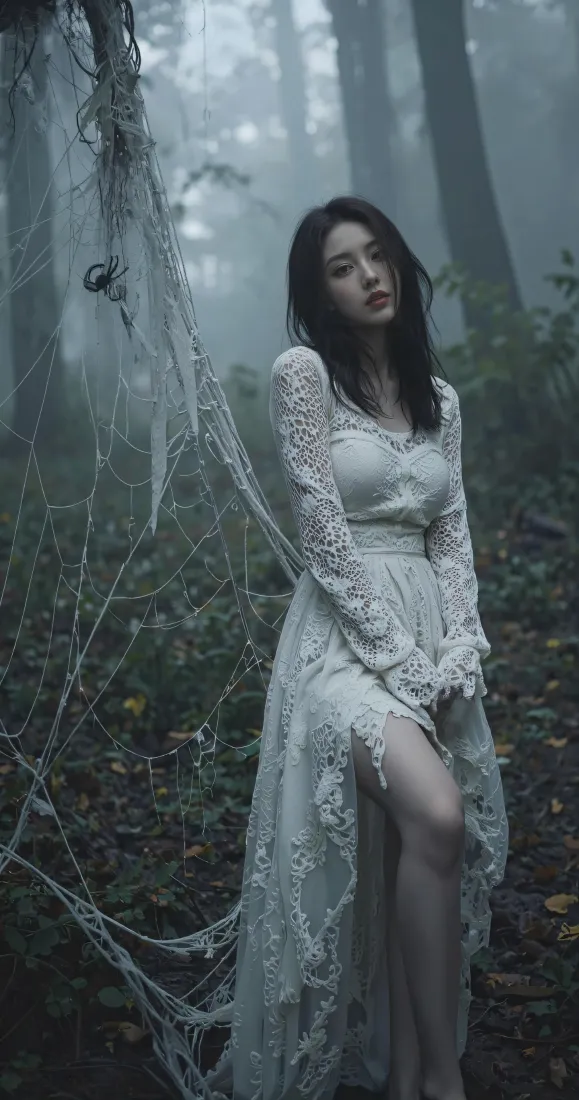 白裙美女手机壁纸|迷雾森林背景图片 - 氛围感人像「哲风壁纸」 白裙美女手机壁纸|迷雾森林背景图片 - 氛围感人像「哲风壁纸」