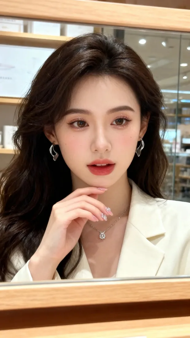 鹅蛋脸美女手机壁纸|白西装穿搭背景图片 - 气质时尚人像「哲风壁纸」 鹅蛋脸美女手机壁纸|白西装穿搭背景图片 - 气质时尚人像「哲风壁纸」