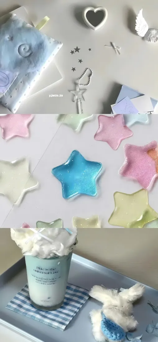 ins风小物手机壁纸｜马卡龙星星桌面背景图片 - 治愈清新「哲风壁纸」