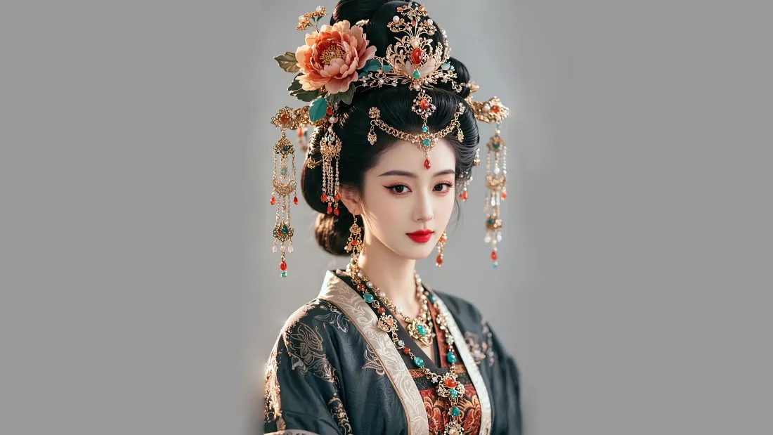 8k古风汉服美女壁纸|华贵头饰背景图片 - 4K电脑「哲风壁纸」 8k古风汉服美女壁纸|华贵头饰背景图片 - 4K电脑「哲风壁纸」