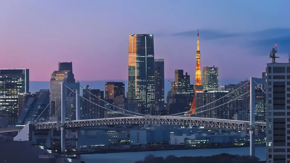 2k东京塔壁纸|城市夜景背景图片 - 彩虹大桥都市天际线「哲风壁纸」 2k东京塔壁纸|城市夜景背景图片 - 彩虹大桥都市天际线「哲风壁纸」